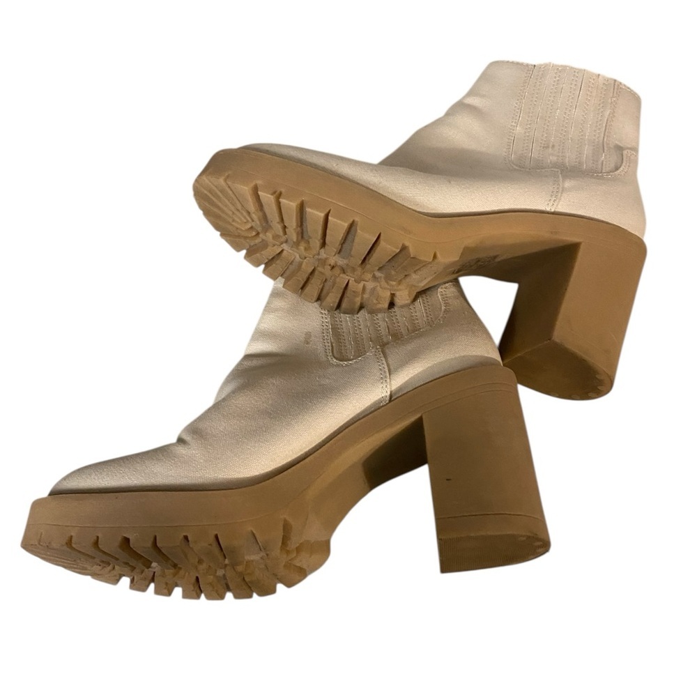 Dolce Vita Cream Ankle Booties - Picture 3 of 7